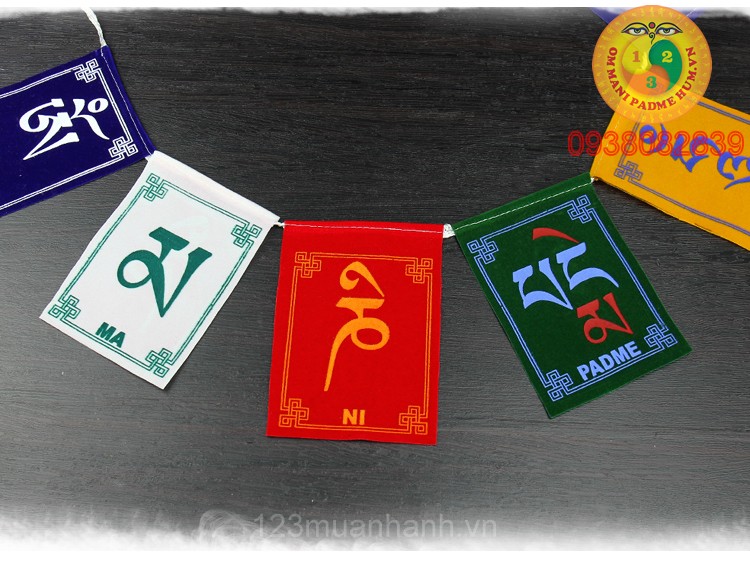 Cờ Om Mani Padme Hum